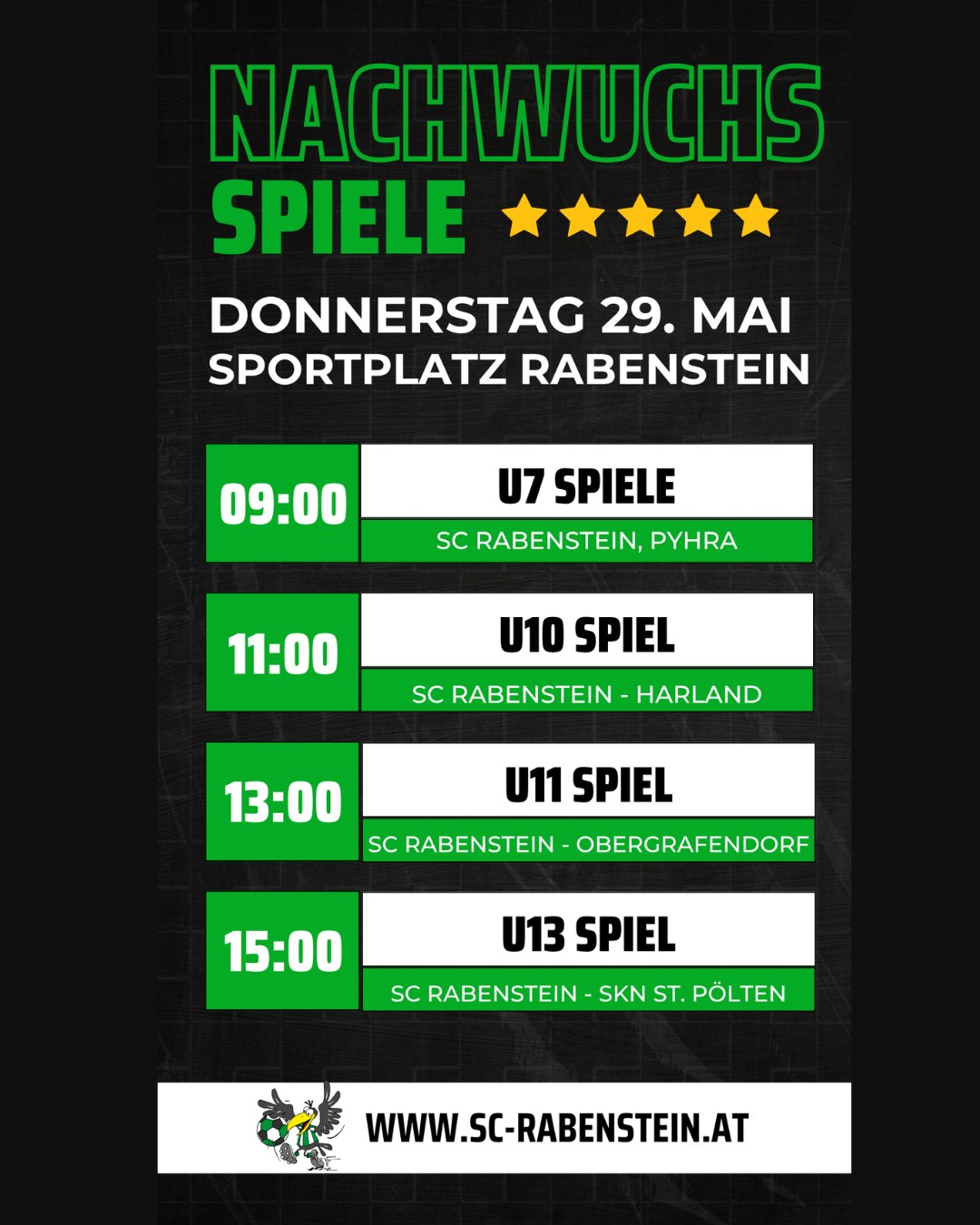 Es ist wieder soweit – Nachwuchstag in Rabenstein! 🎉